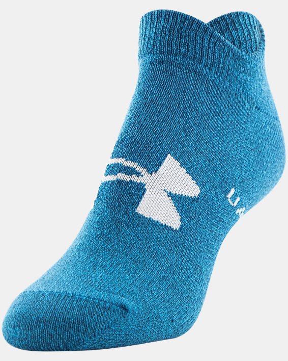 Women's UA Essential No Show – 6-Pack Socks, Blue, pdpMainDesktop image number 8